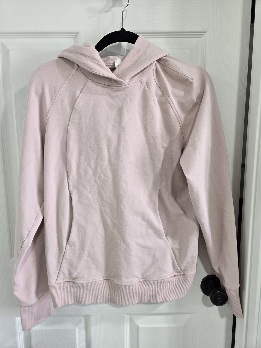 Lululemon Women's Light Pink Crew-Neck Sweatshirt Hoodie